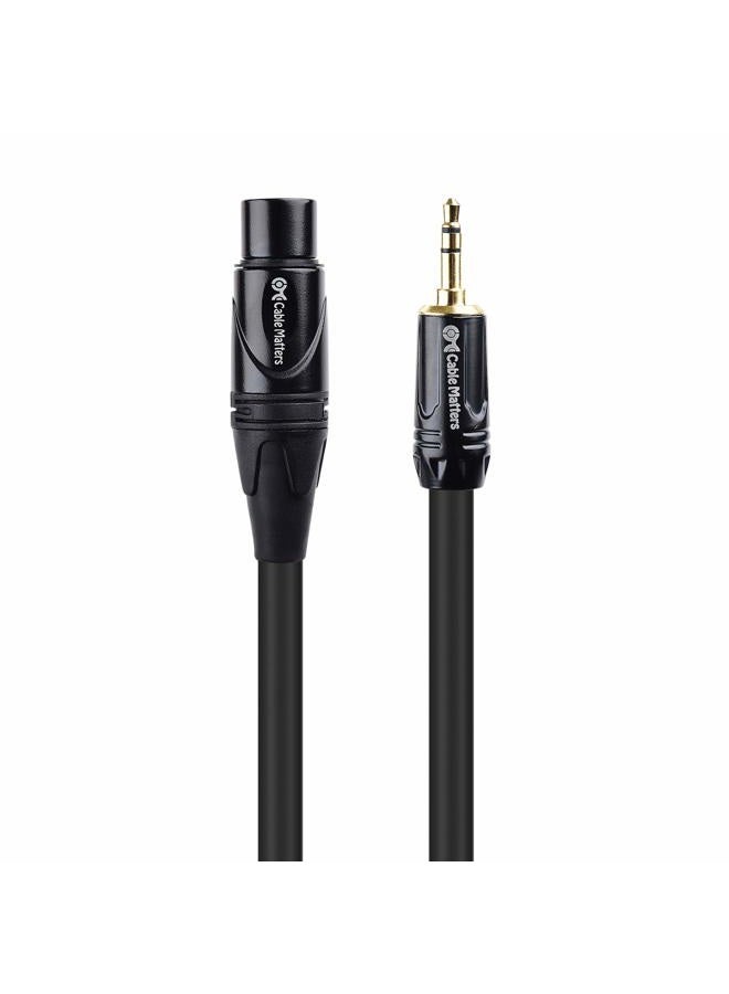 Cable Matters 3.5mm to XLR Cable - 10ft, Male to Female 1/8 to XLR Cable, XLRFemale to 3.5mm Cord for DSLR, DV Camcorder, Digital Voice Recorder or More, Black - Image 5